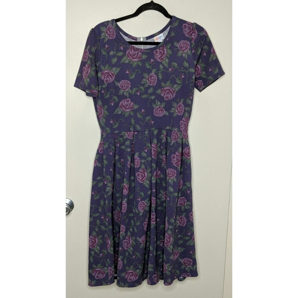 LuLaRoe Amelia Dress - Size L - GUC